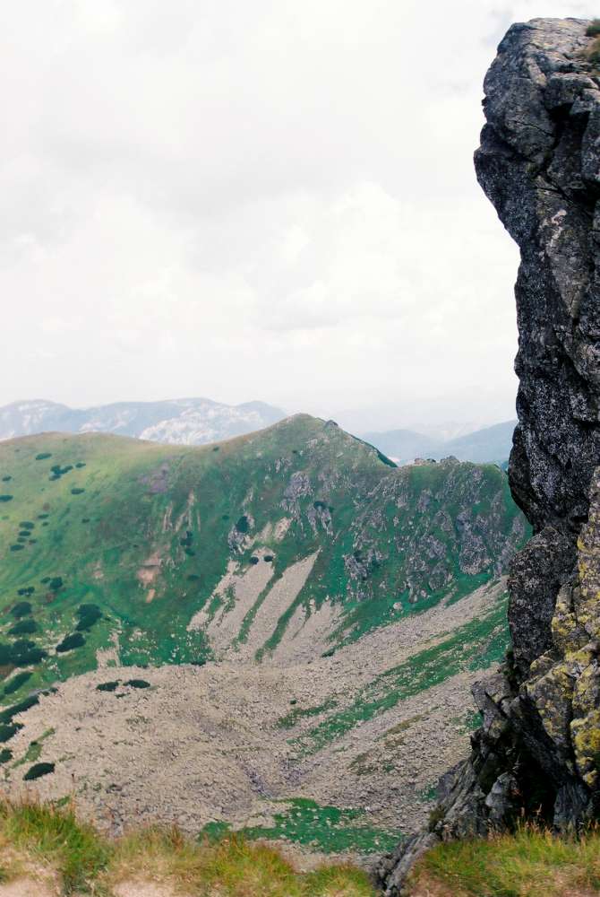 View from Demänovské sedlo